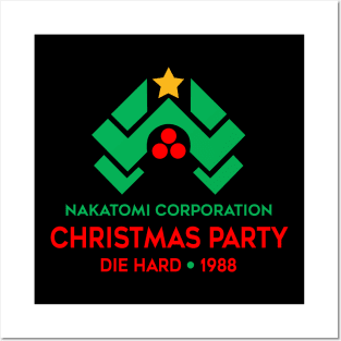 Nakatomi Corporation Christmas Party Die Hard 1988 Posters and Art